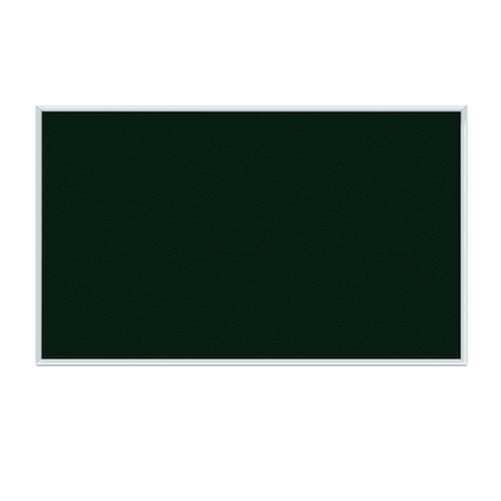 Ghent Bulletin Board, Vinyl, 18 in H x 2 ft W, Ebony 1618-183